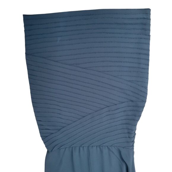 Guess By Marciano Green Turquoise Bluish Criss Cross Knot High Neck Dress Sz M - Picture 4 of 9